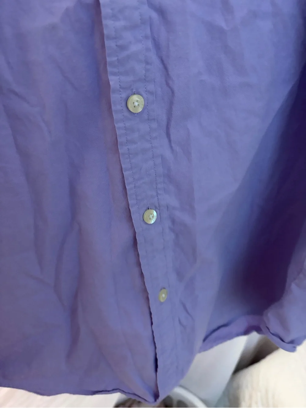 J. Crew Lavender Oxford Button-Down Shirt